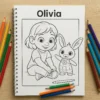 Personalized Coloring Book