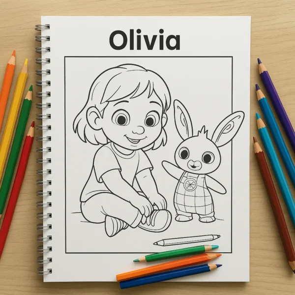 Personalized Coloring Book