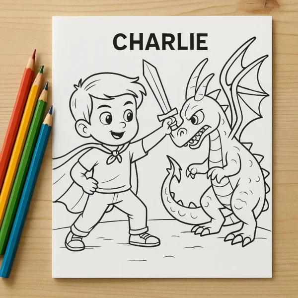 Personalized Coloring Book